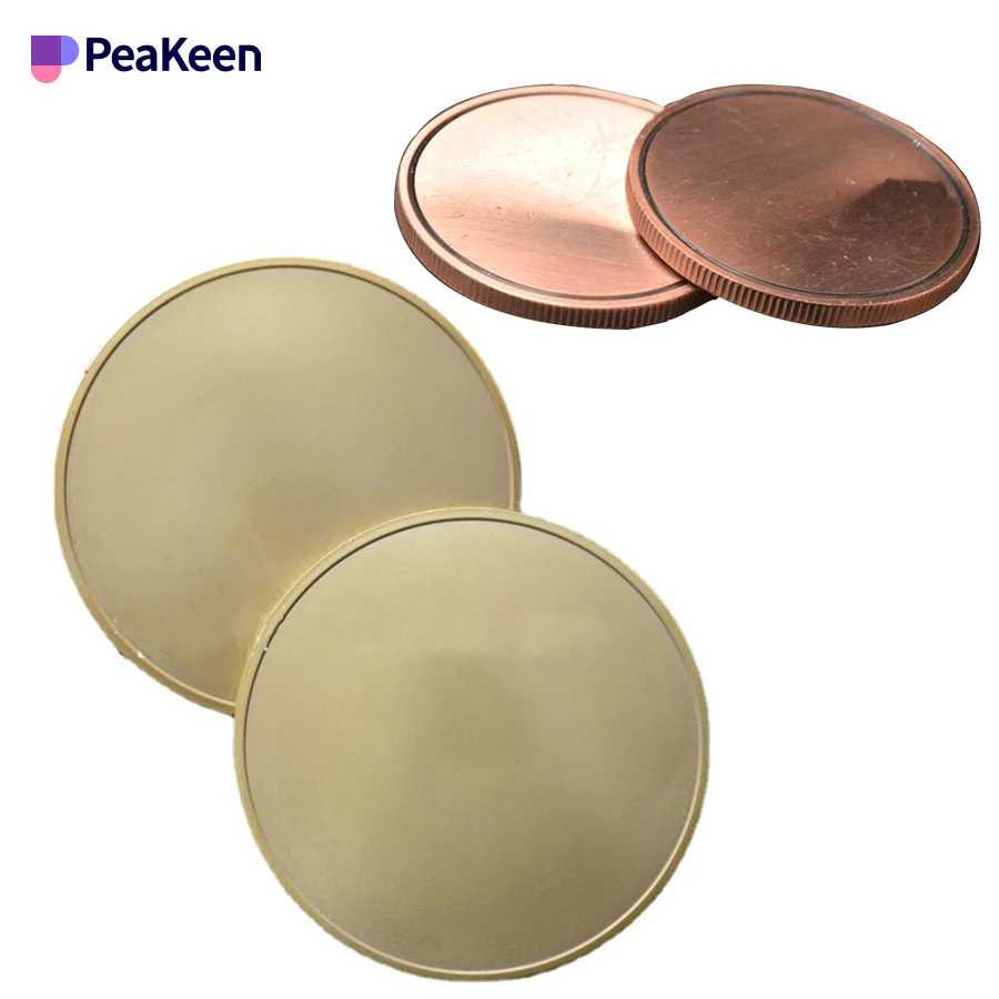 Пользовательский Металлический латунный медный Бронзовый Вызов Монета лазерная гравировка логотипа или печать пустых