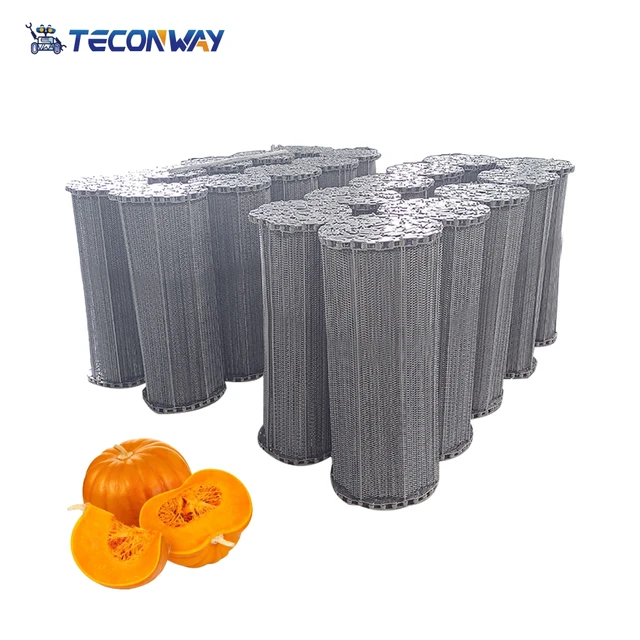 Stainless Steel Chain Easy to Maintain Long Lifetime Mesh Belt for Transporting Conveyor Machine