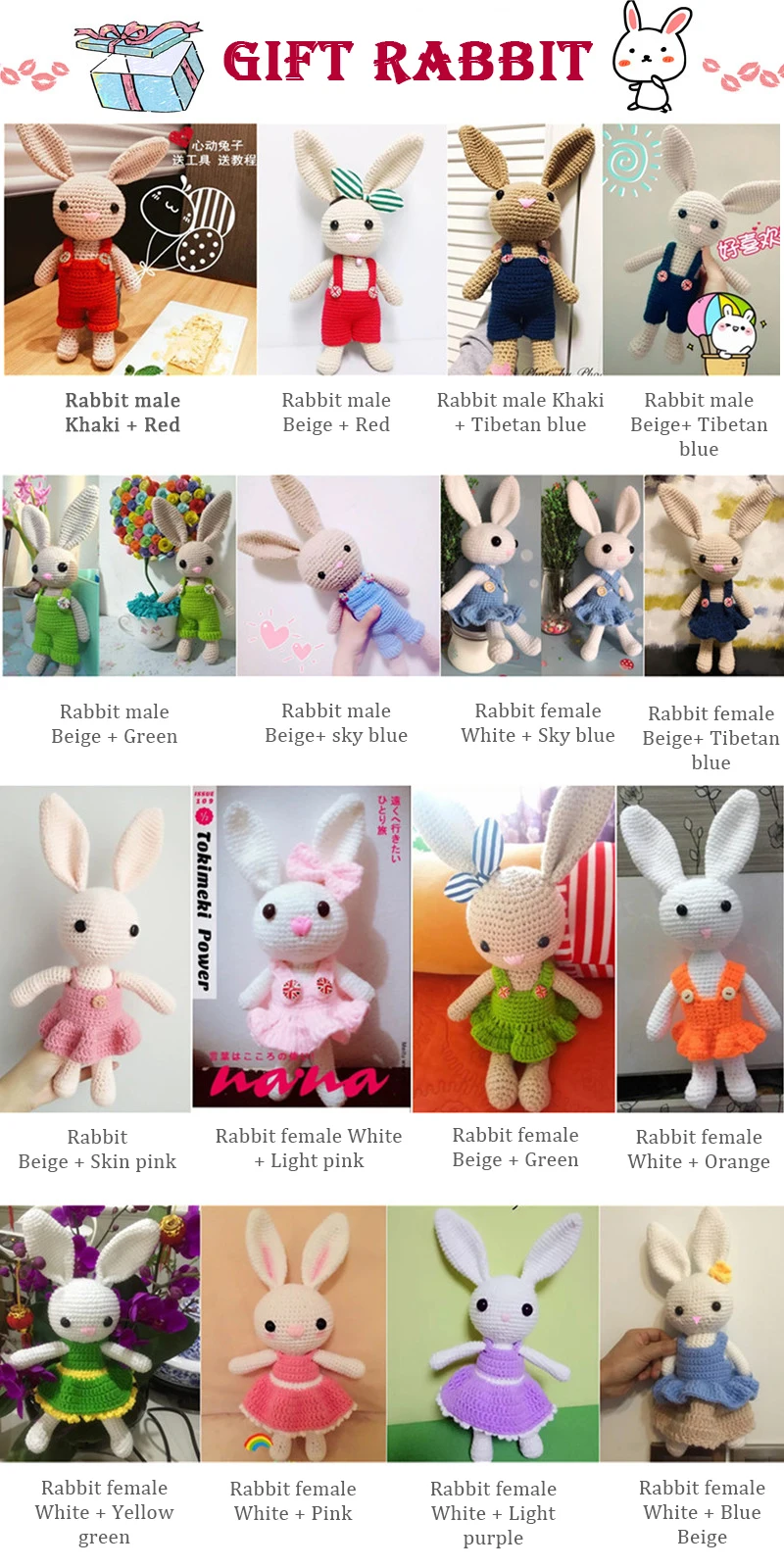 Custom Made Toys Stuffed Animals Plush Maker:custom ,turn idea to real:gift rabiit