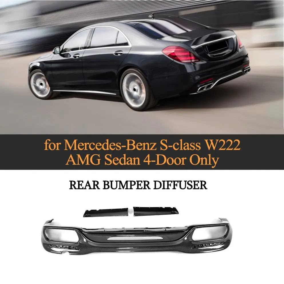 メルセデスベンツSクラスW222AMG S63 S652018用カーボンファイバーリア