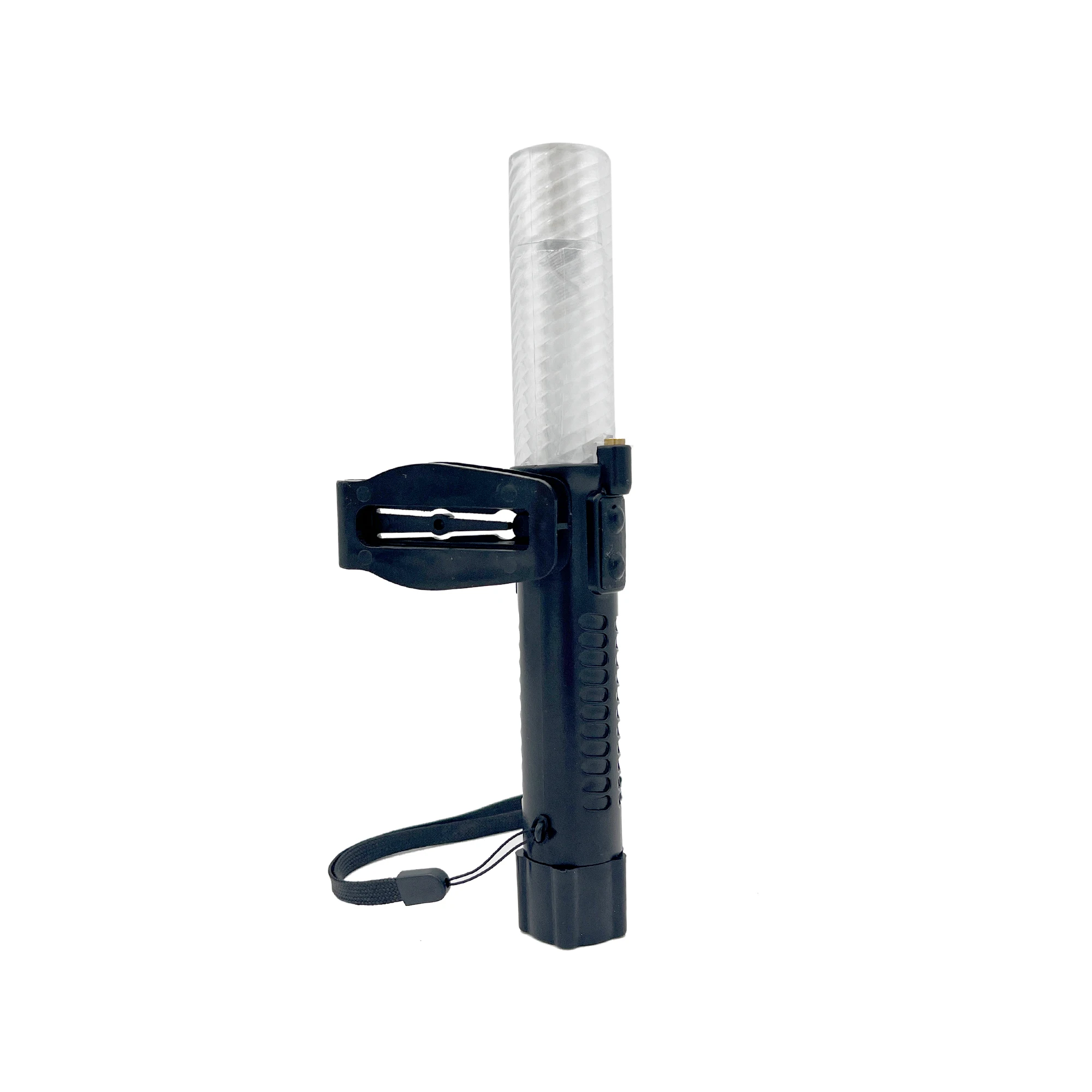 Multifunction LED Traffic Baton with Laser Whistle Rechargeable Flashing Wand Baton