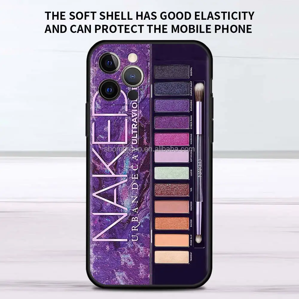 Beauty Make up Eye-shadow Mobile Phone case for iPhone 13 14 15 Pro Max Funny Case Customized Phone Cover Drop Shipping