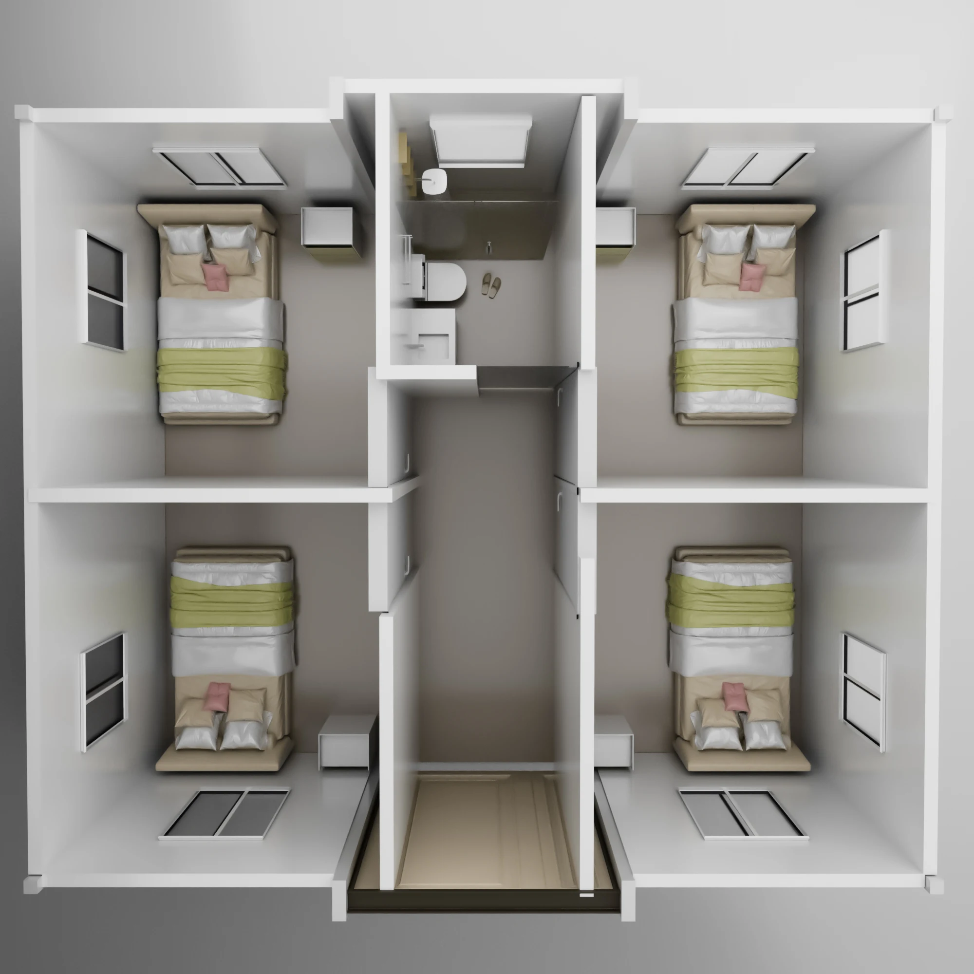Custom Design 20ft 40ft Expandable 2-3 Bedrooms Villa Hotel ...