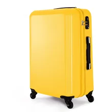 luggage bags ABS flat trolley case UV printing pattern logo  universal wheel travel password box manufacturers wholesale