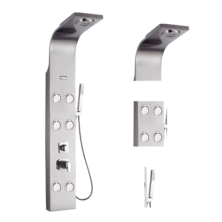 Европейские массажные настенные панели для ванной комнаты из нержавеющей