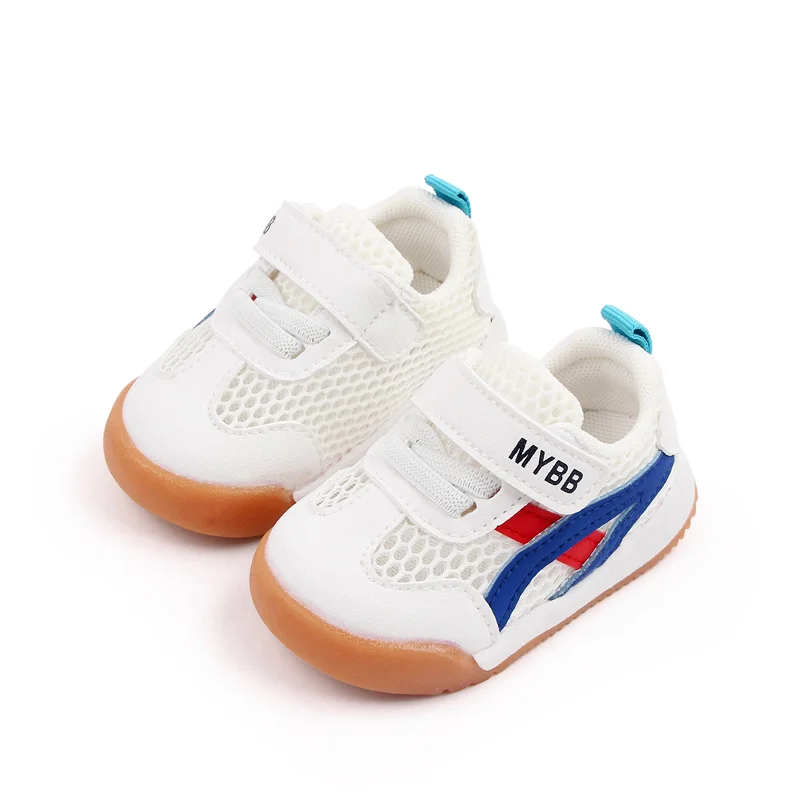 Hot Selling Summer Baby Toddler Prewalker Unisex Shoes Single Layer Mesh Design