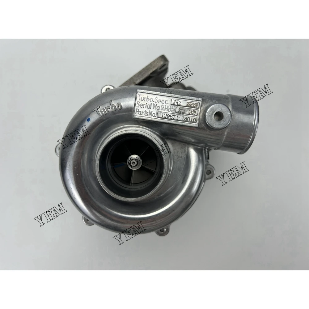 Turbocharger 129474-18001 RHB52 for Yanmar 4JH-HTE 4JH-DTE Engine 5