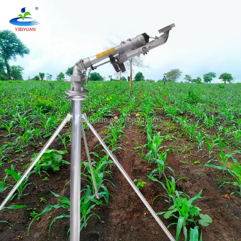 Portable Water Sprinkler Rain Gun 360 Agriculture Irrigation Equipment High Pressure Rain Gun Sprinkler with Tripod Stand