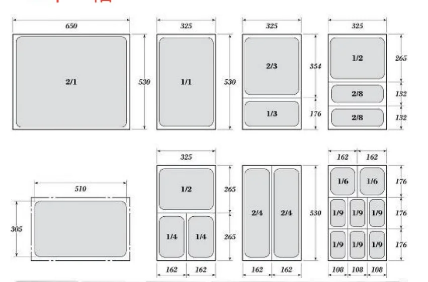 Restaurant Supplies Full Sizes Gastronorm Pan Other Hotel Deep Steam ...