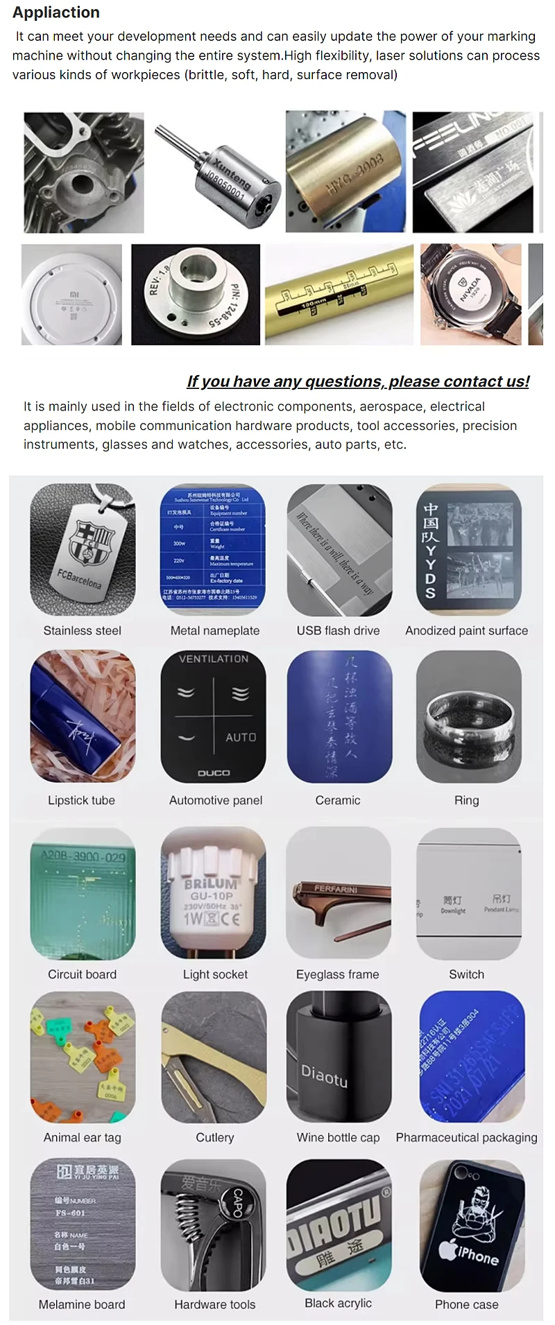 New Condition Handheld Laser Printer Portable Fiber Marking Machine for Wood Supports DXF PLT BMP Graphic Formats