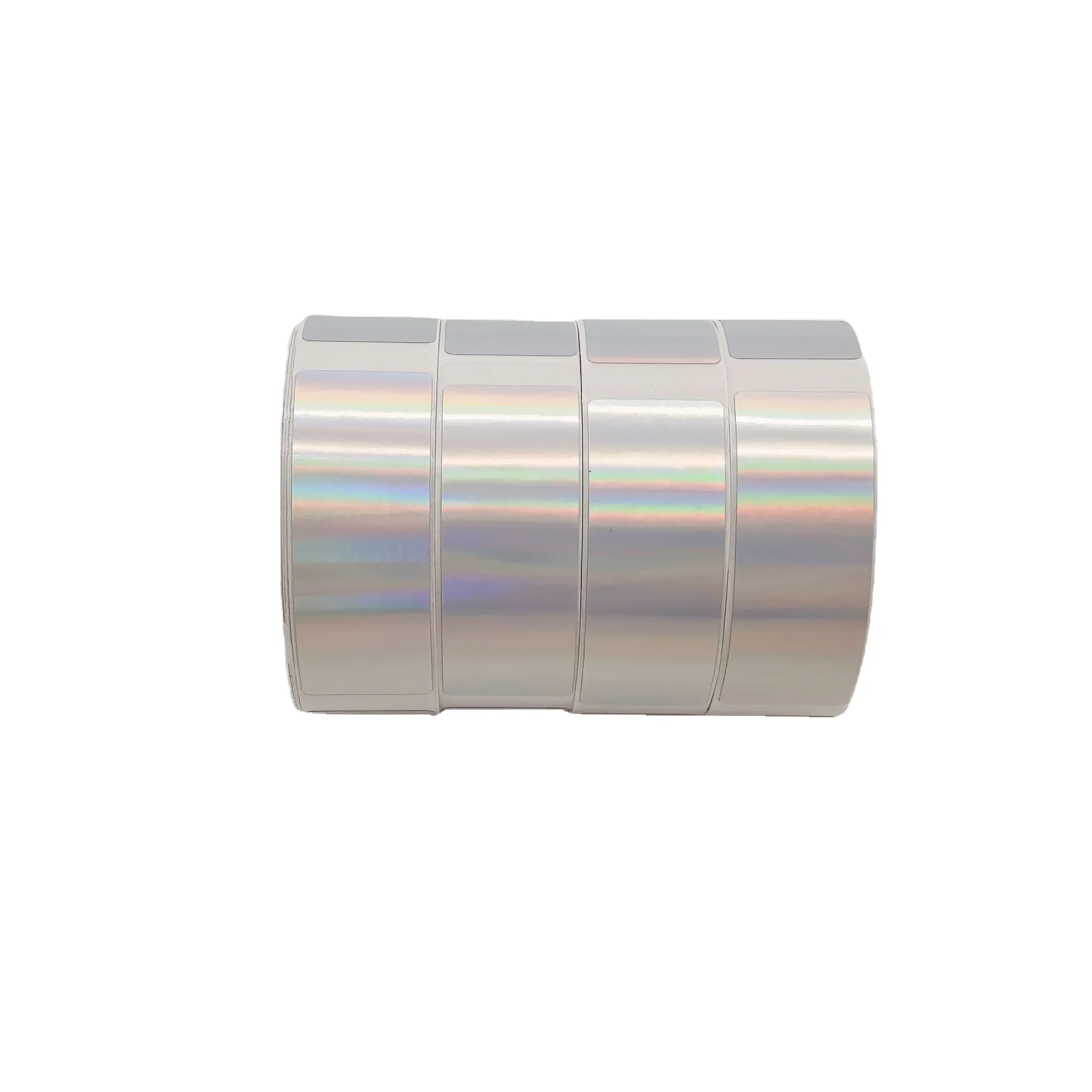 Barcode Die Cut Holographic Stickers Label Removable Labels Printable 12mm*40mm Inkjet Vinyl ...