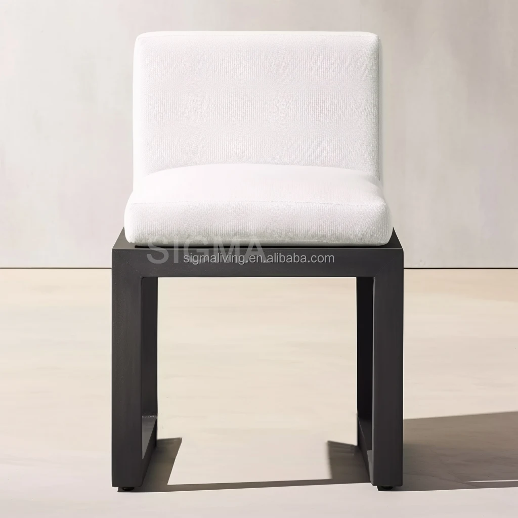 high quality luxury garden furniture patio furniture aluminum dining table and chair outdoor dining set