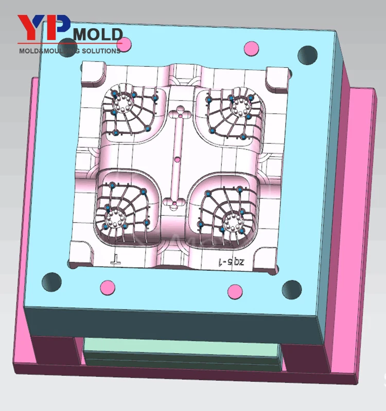 Hot Selling Plastic Injection Molding Practical Plastic Suitcase Mould Plastic Suitcase Injection Mold