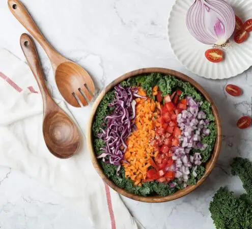 
 Экологически чистый, оптовая продажа, кухонная деревянная Салатница из акации, набор посуды, вилка, ложка  