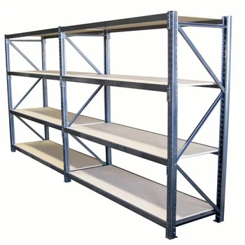 Peterack 4 Layers Medium Duty Industrial Garage Storage Racks Warehouse Shelving Assemble Racks Shelves