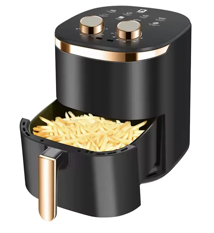 New design multifunctional kitchen appliance smart air fryer fryer paper air fryer LCD display supplier