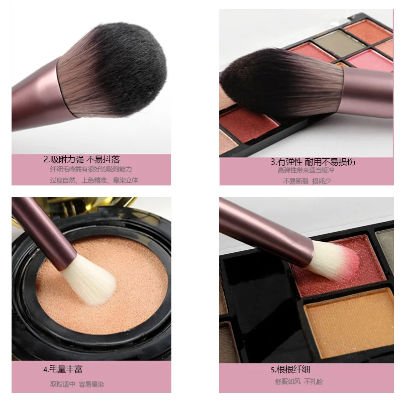 Фабрика OEM кисти для макияжа с логотипом на заказ набор кистей Кисти 12 шт. в