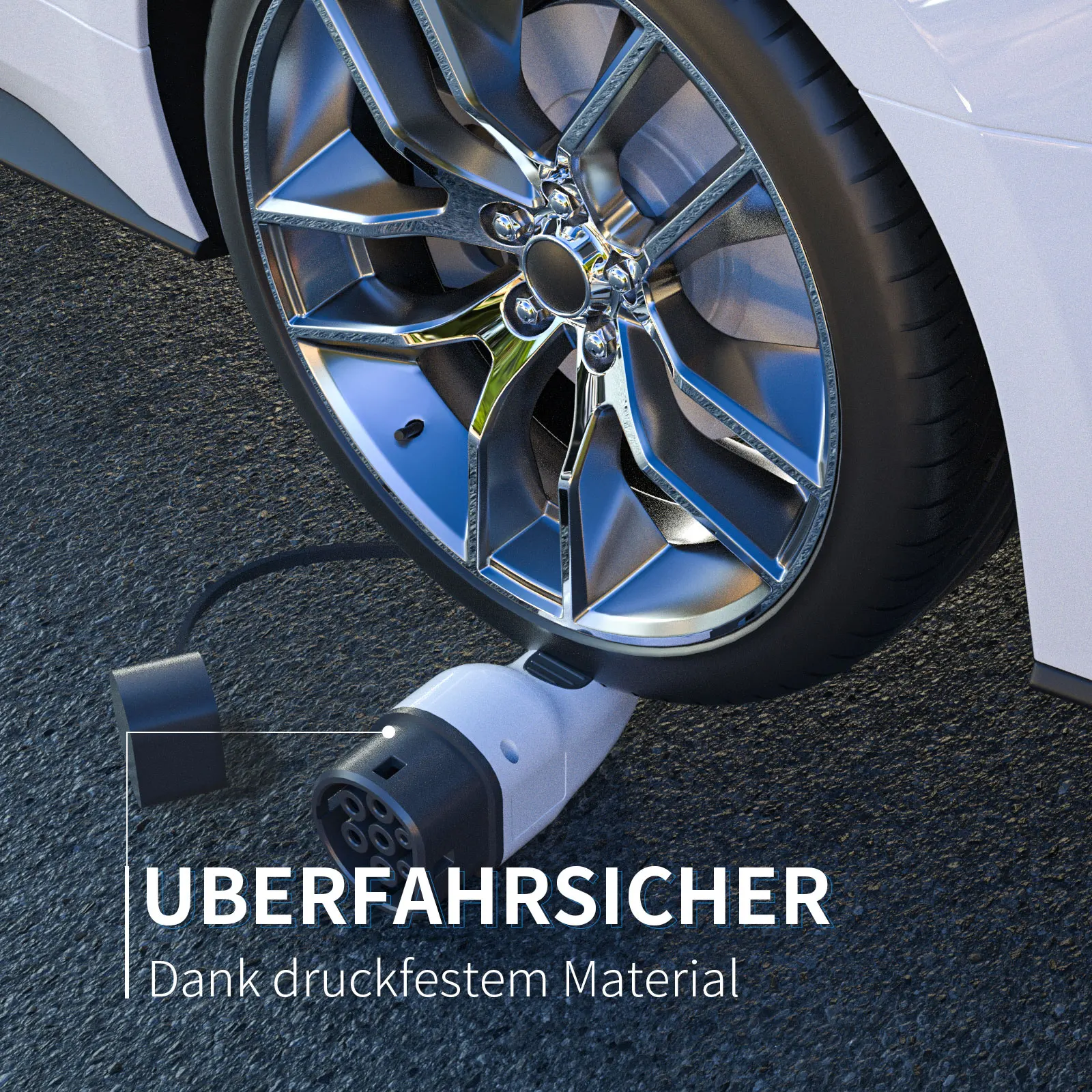 Khons Ev Charging Cable Type2 Female To Male Plug Cable 5m Ev Extension