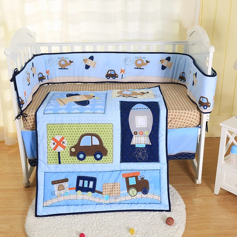 transportation crib bedding
