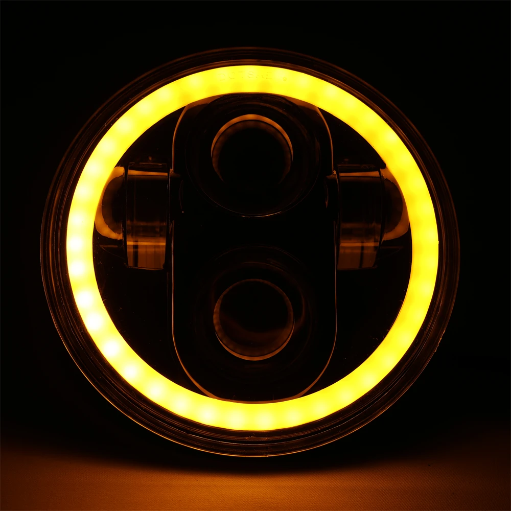 TIYPEOR Hot Wholesale 5.75Inch Universal Round LED Super Bright Headlight High/Low Beam DRL for Motorcycle for Harley 883 X48 manufacture