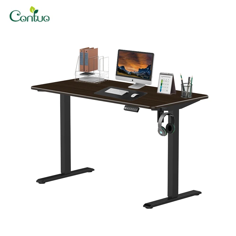 2025 New Modern Design CE Marking Electric Table Adjustable Ergonomic Smart Home Furniture Standing Desk for Home Office