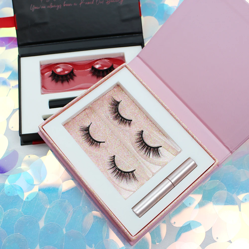 
 3d Магнитные ресницы с пинцетом и логотипом на заказ, поставщик норковых ресниц  