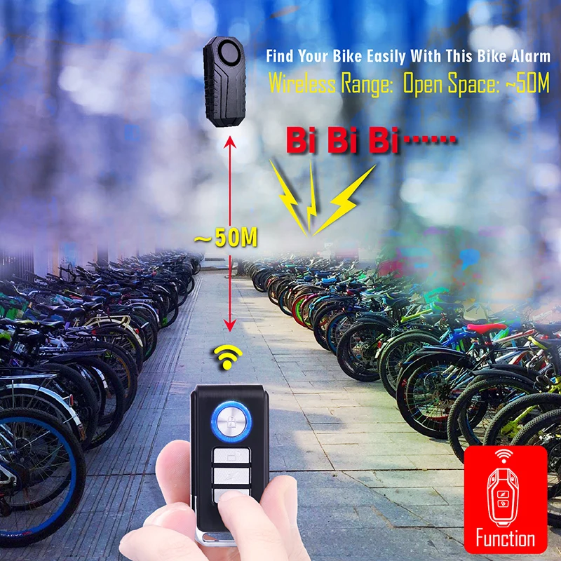 KIT ANTIFURTO ALLARME PER MOTO UNIVERSALE CON SIRENA DA 125DB CODE Telecomando 8022044276632