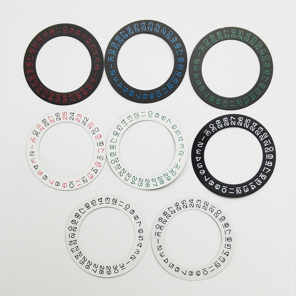 Quadrante orologio meteorite luminoso 29 mm + set lancette per ETA2836