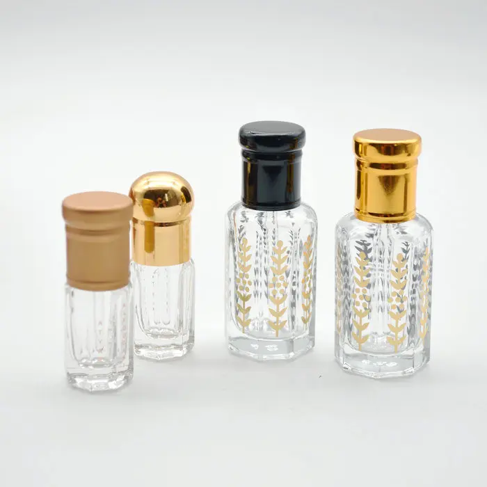 Perfume Oil Oud Glass Bottle 12 ml with Custom logo