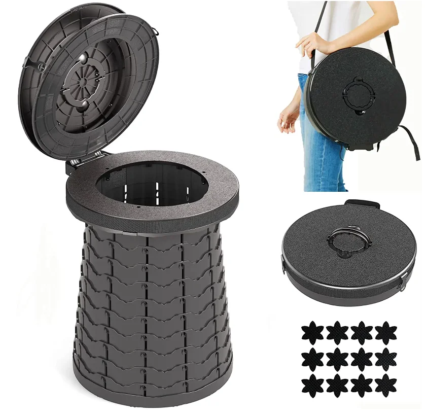 Foldable Toilet Stool Portable Camping Solution