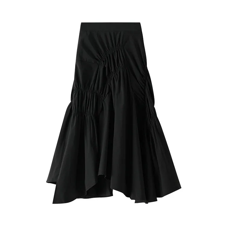 Falda De Moda Coreana Fruncida De Cintura Alta Para Chicas Buy Falda Para Niñas,Faldas De Moda Ropa Para Mujeres,Vestidos Coreanos Falda Y Blusa Product on Alibaba.com
