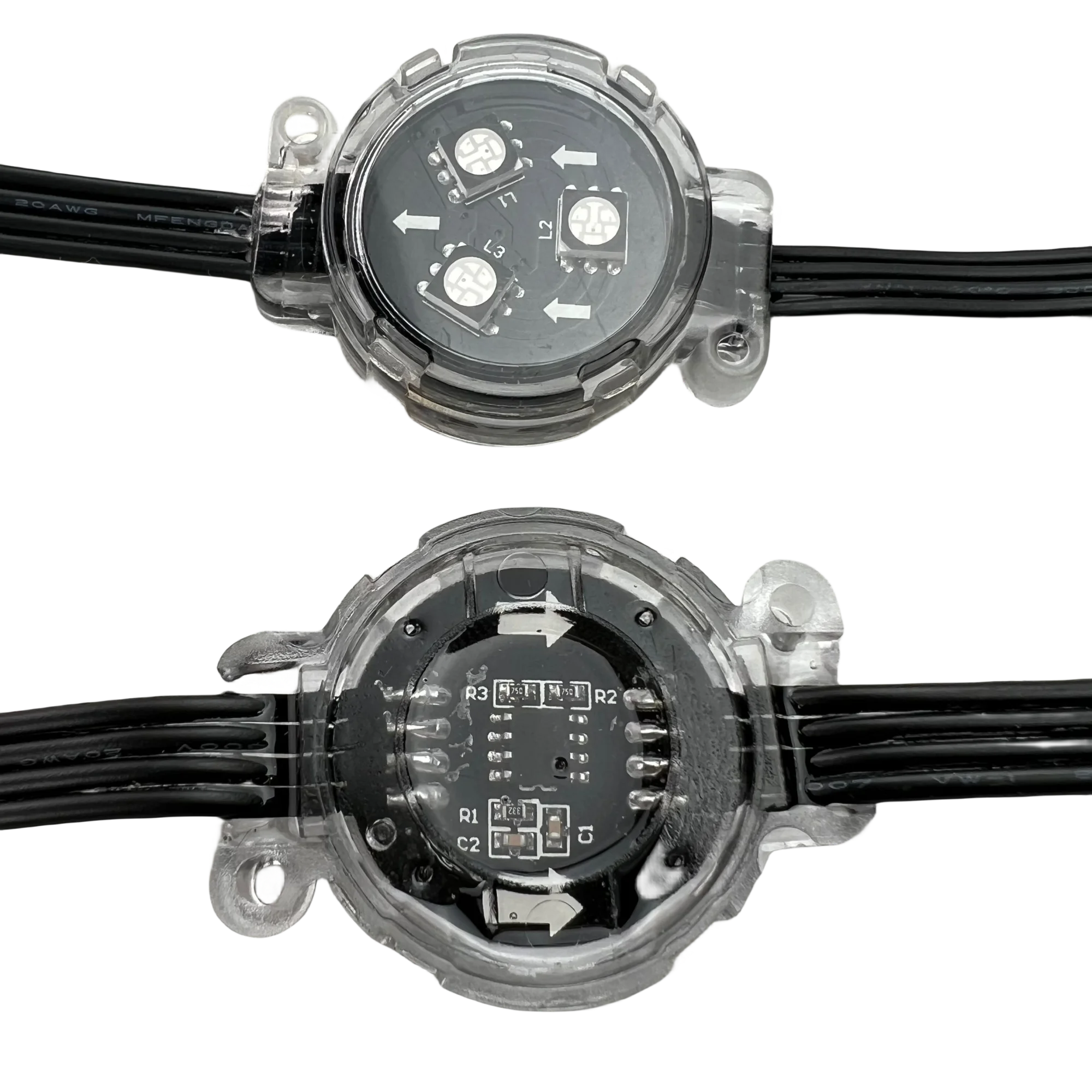 Ws2818 20 Pixels/string 30mm 12V WS2818 LED Addressable RGB Module