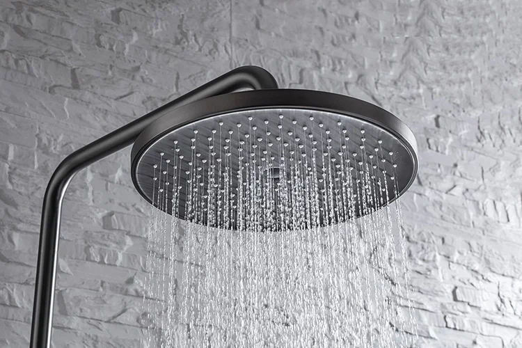 Juego de sistema mezclador de ducha de baño de latón