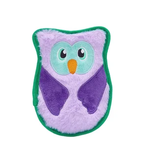 Owl Dog Toy Plush Purple Owl Pet Dog Cat Chew Squeaky Teething Toy