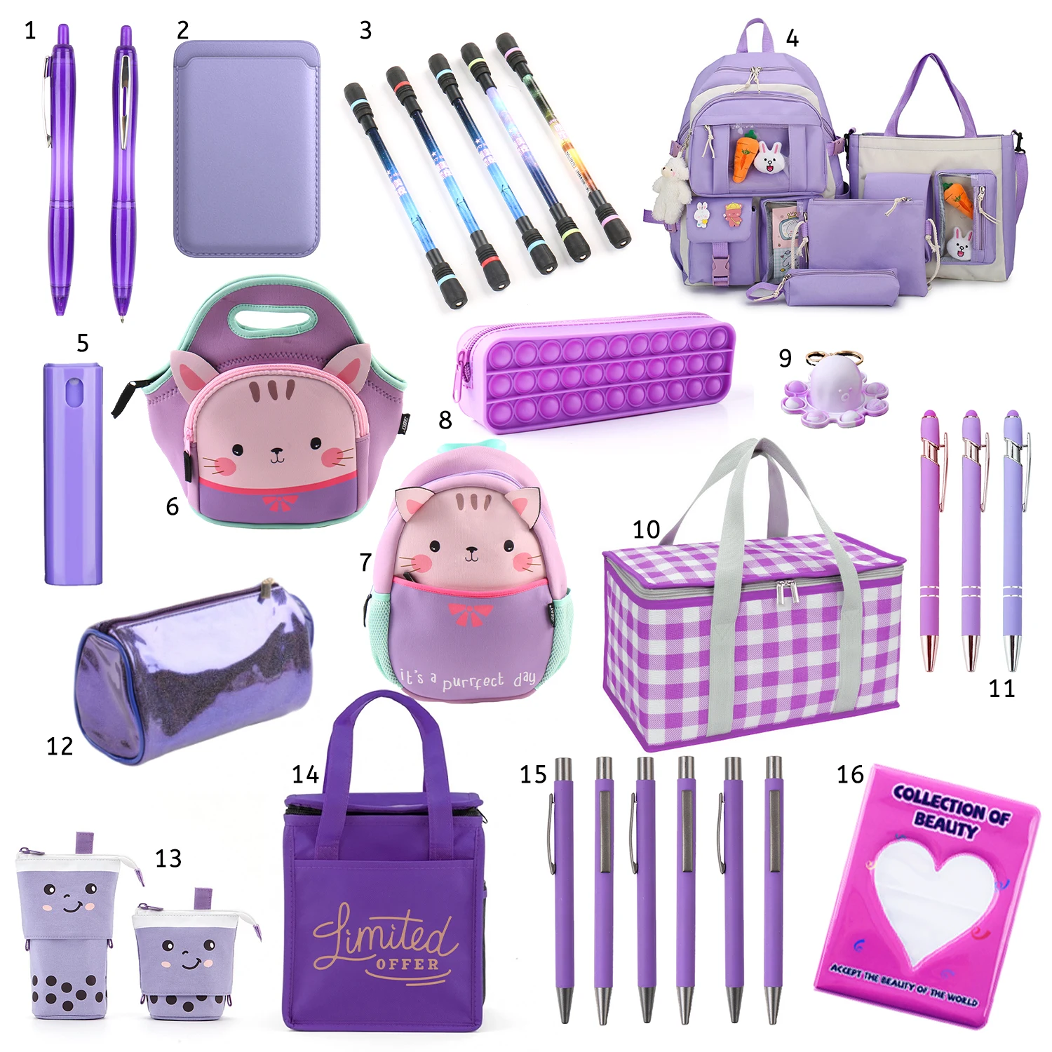 Popular Children Back To School A Variety Of Styles Of Stationery Set Children Stationery Bag
