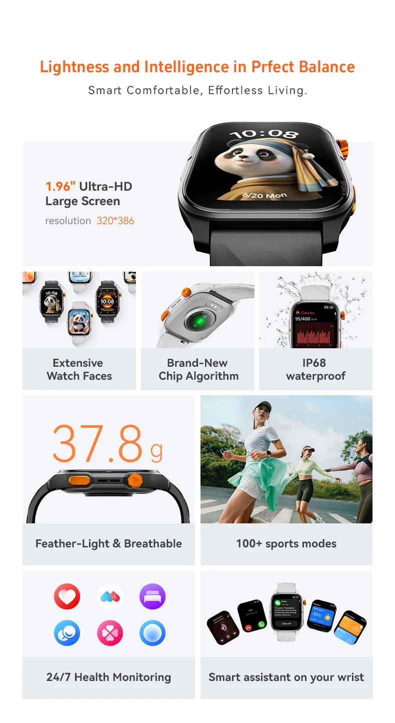 Welcome OEM Order, Factory Whole Selling Sanvnet Women's Health Smart Bracelet Gts11 Ip68 Waterproof 1.96inch Bt Call Sleep Monitoring Men Relojes Smart Watch 2026 - Buy Health Smart Bracelet relojes Smart Watch 2026 Smart Watch