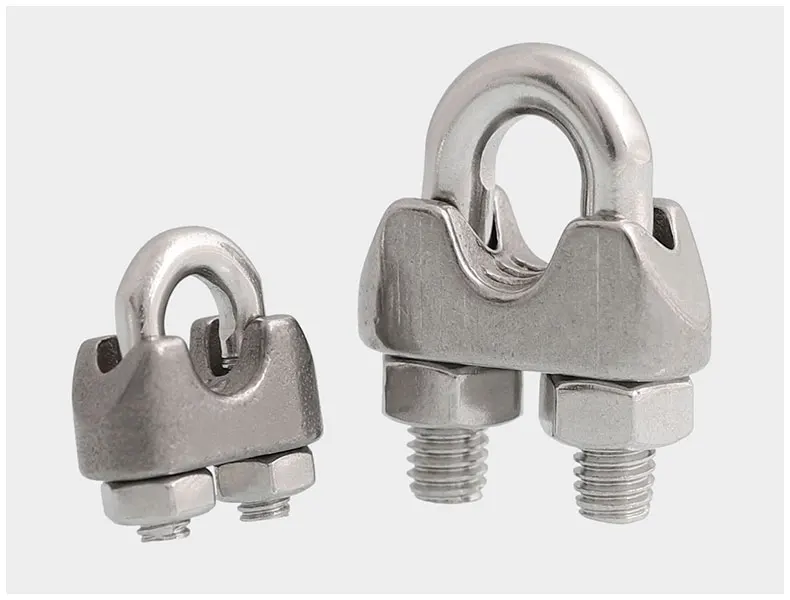 304/316 Stainless Steel Din 741 Wire Rope Clips - Buy Wire Rope Clips ...