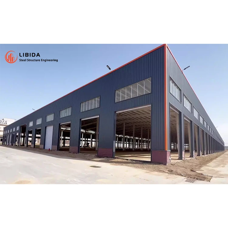 Prefabricated Steel Warehouse Building Drawing Design  Prefab Steel Structure Metal Construction Building Industrial Building