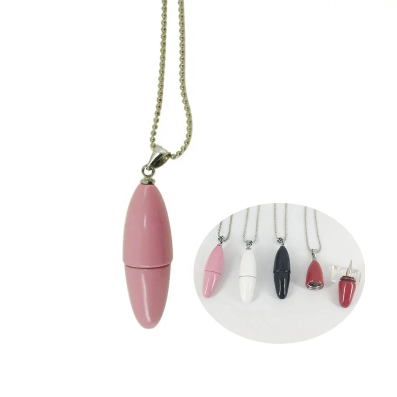 ACMECN Mini Necklace Metal Dip Ink Pen Pocket Size 3cm With Strip for Jewellery Pendant Dip Fountain Calligraphy Pen