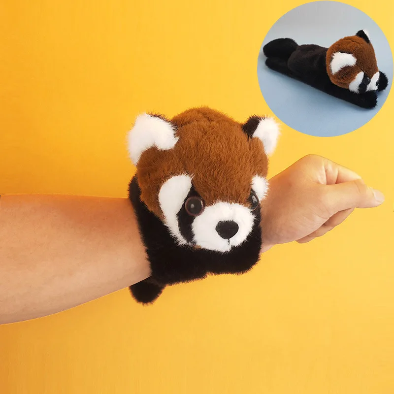 Cute Soft Capivara  Circle Hand Band Plush Capybara Bracelet Plush Bracelet Huggers Wristband Bracelet for Kids