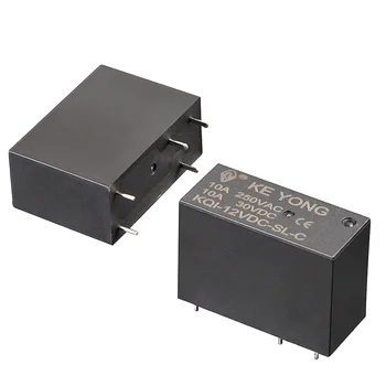 KEYONG KQI(14F) 10A 250VAC 10A 30VDC 1A 1B 1C 12V 10A DC Power Relay Customized Relay Price High Voltage Power Relay