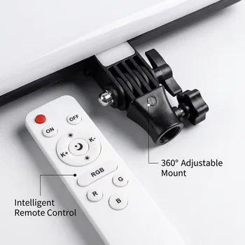 ENUJOY C15 PL-36RGB 14cm RGB Light with Remote Control Portable Design AC/DC Power detail image