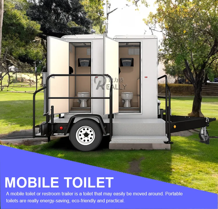 Luxury Portable Restroom Trailer Toilet Manufacturers Outdoor Portable Toilets Camping Mobile ...