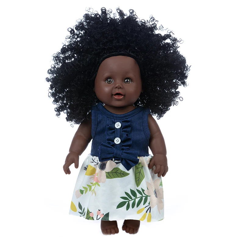 Source lovely girl 12 inch dolls hot sale African american black doll