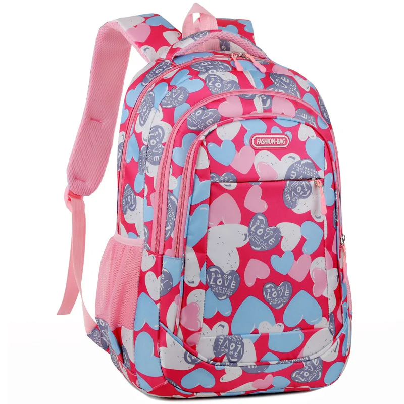 All Over Custom Print Backpack Logo Kids Book Bag Children Student School Bags Customized Design Custom Printed Backpack