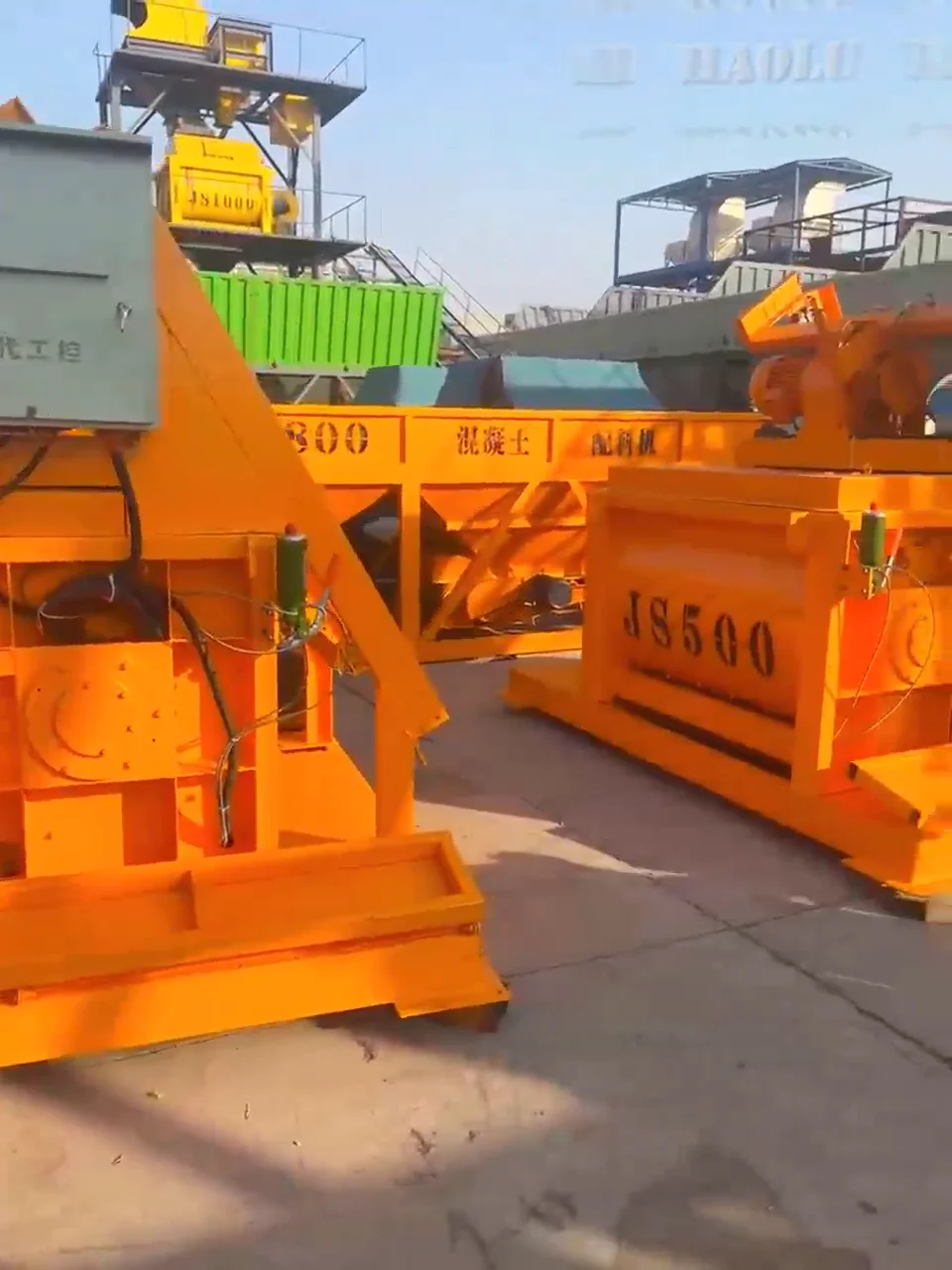 Js500 Concrete Mixer Machines Pump Cement Concrete Mixer With