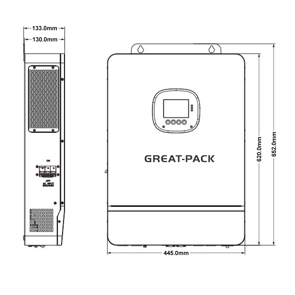 GP Single Phase Split Phase 220V 240V 8KW 12KW Solar Home System Complete 10KW Off Grid Solar Inverter