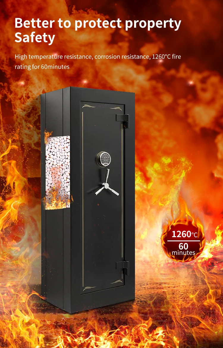 CEQSAFE Made in China High Security Digital Cabinet Home Gun Safe Box manufacture