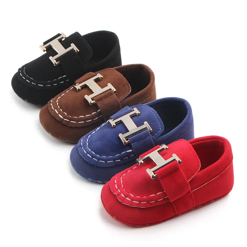 New Arrival Anti-slip Handmade Baby Loafers Infant Toddler Boys Girls Prewalker Moccasin Crib Shoes supplier