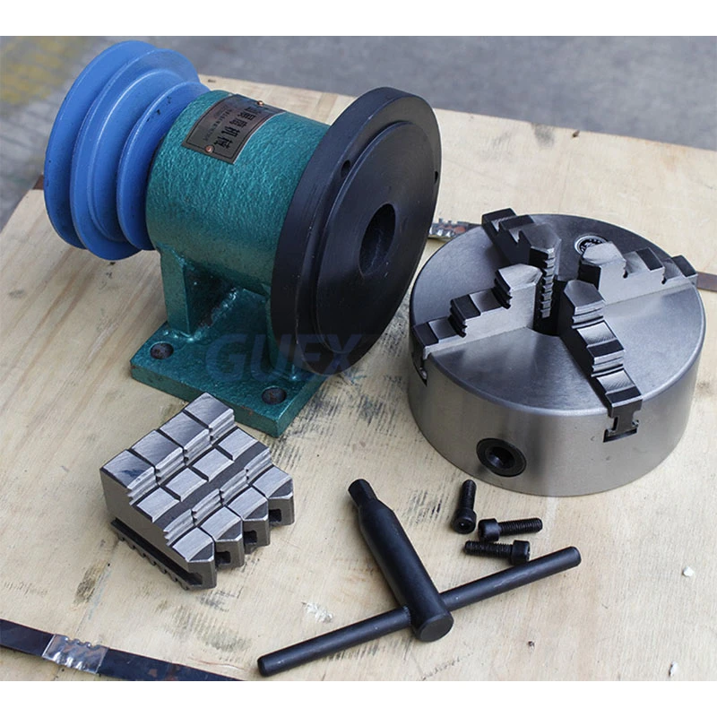 Lathe Spindle With Pneumatic Chuck Automatic Cnc Three Jaw Power Head Buy Lathe Spindle,Lathe